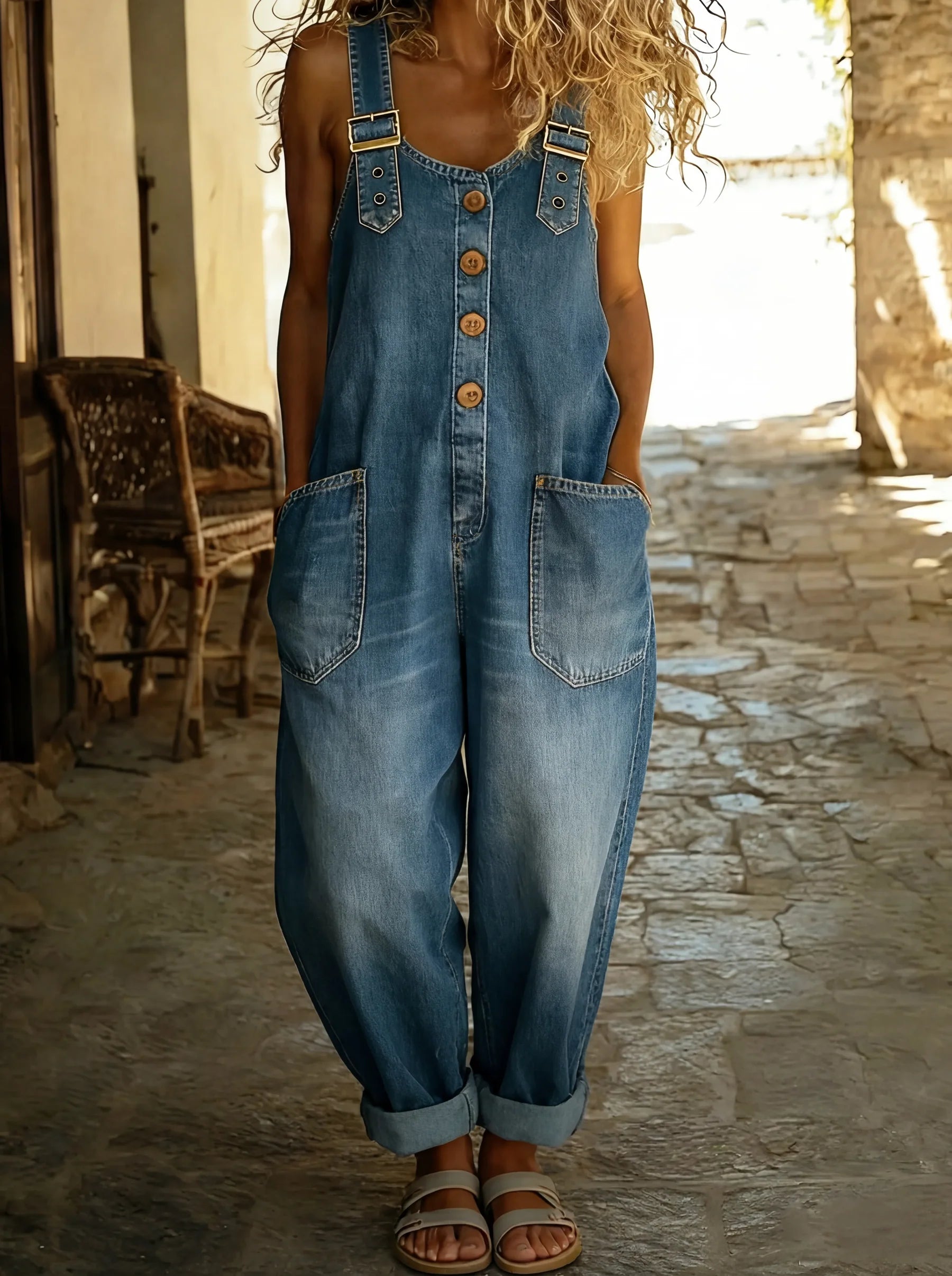 Rocio™ – Mono informal con hebilla ajustable